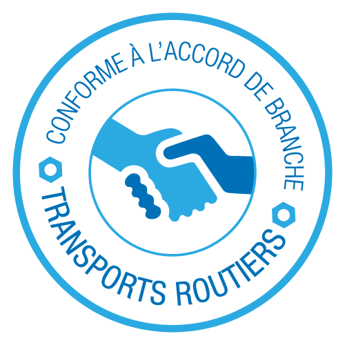 Conforme à l'accord de branche transport routiers